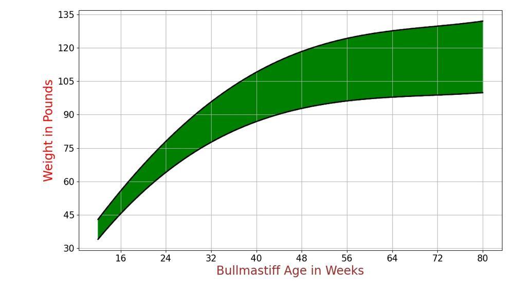 How Much Should Bullmastiff Weigh? Bullmastiff Weight Calculator.